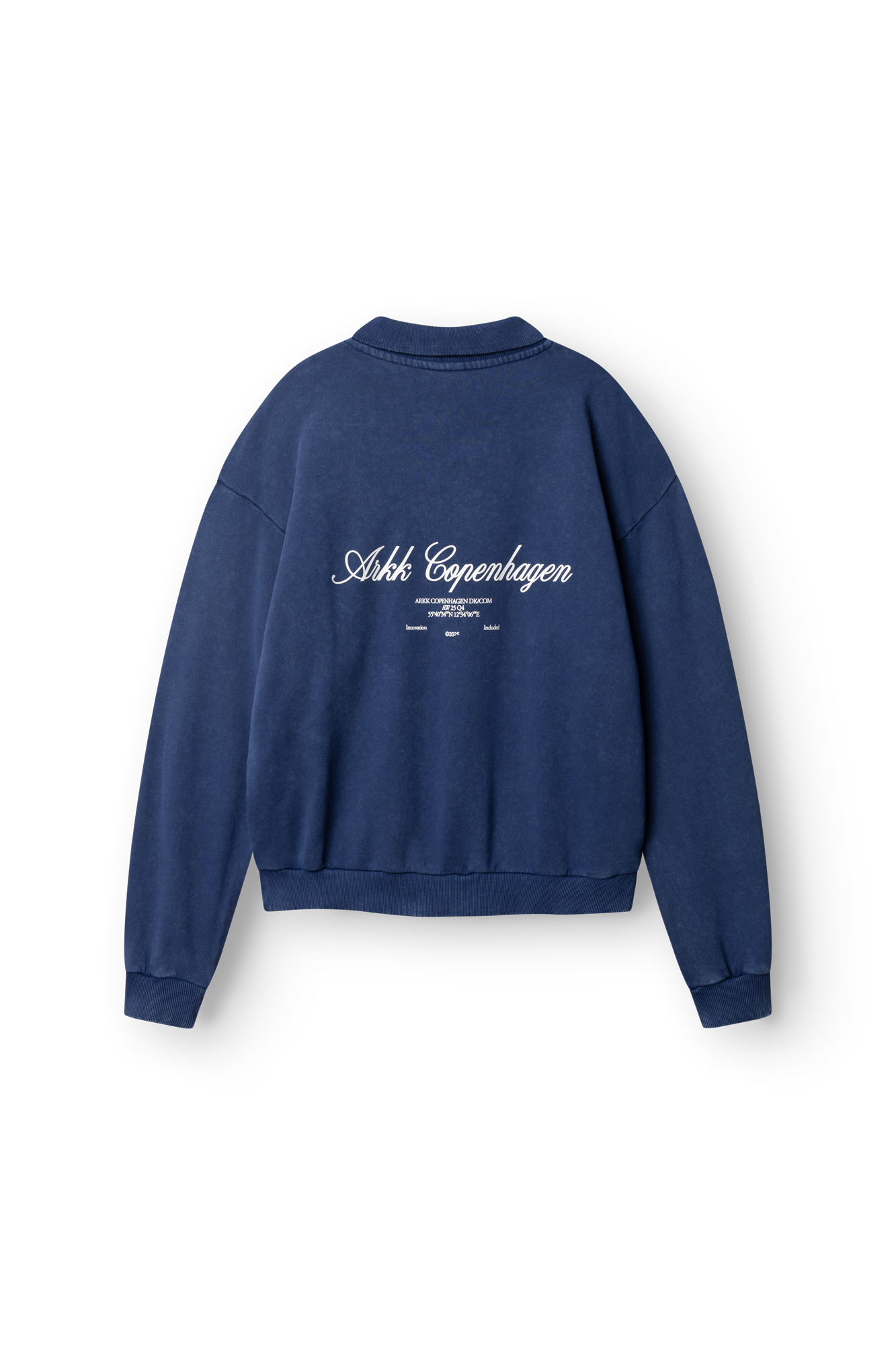 ARKK Apparel ARKK Long Sleeve Polo 2.0 | Vintage Blue Sweatshirt